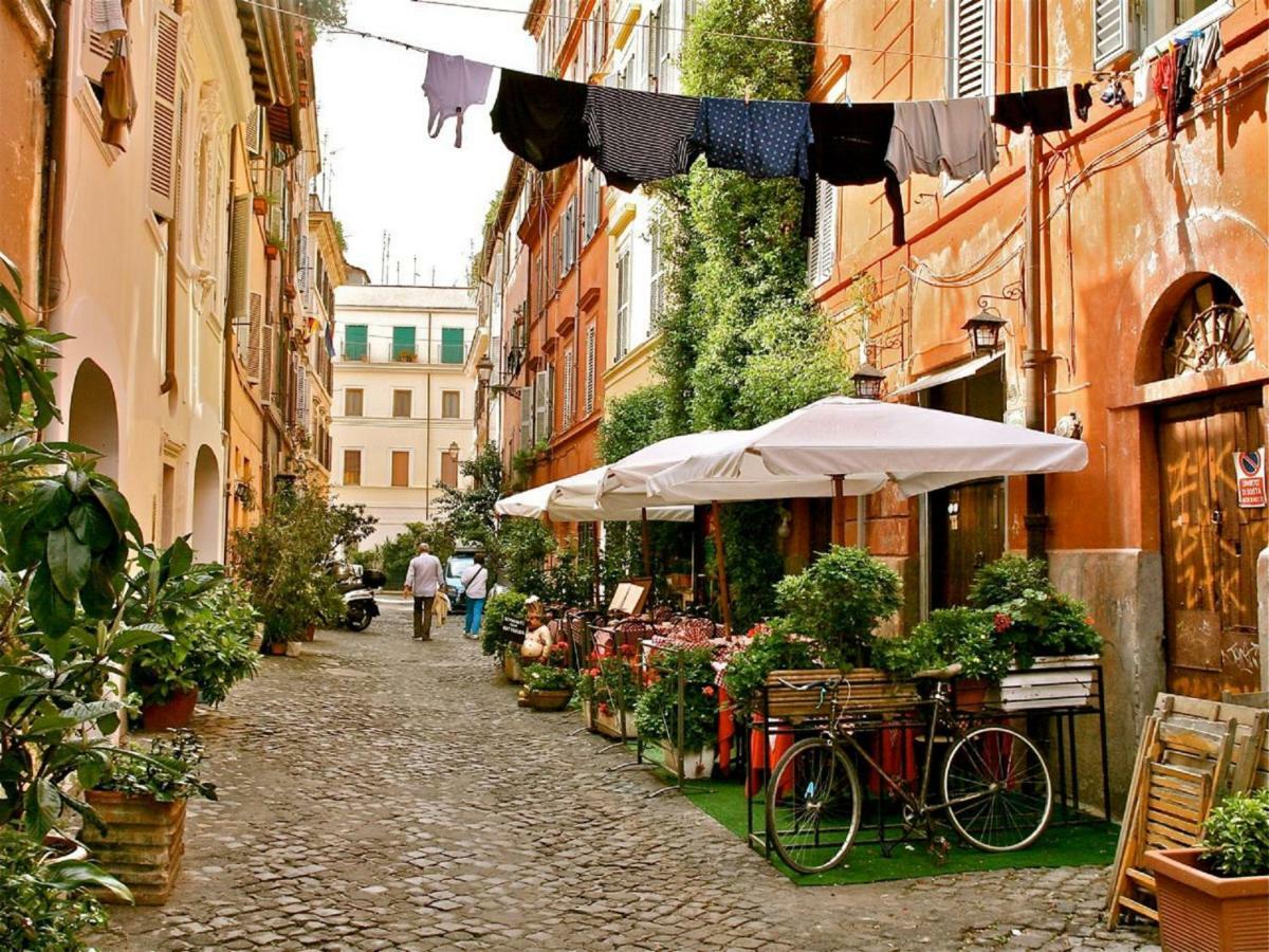 Panoramic Castle Apt Trastevere Róma Kültér fotó